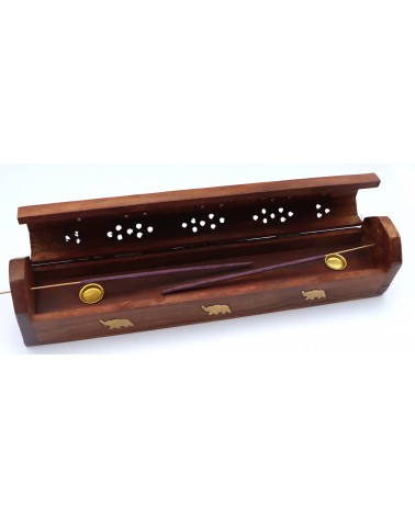 Boite Porte encens bois